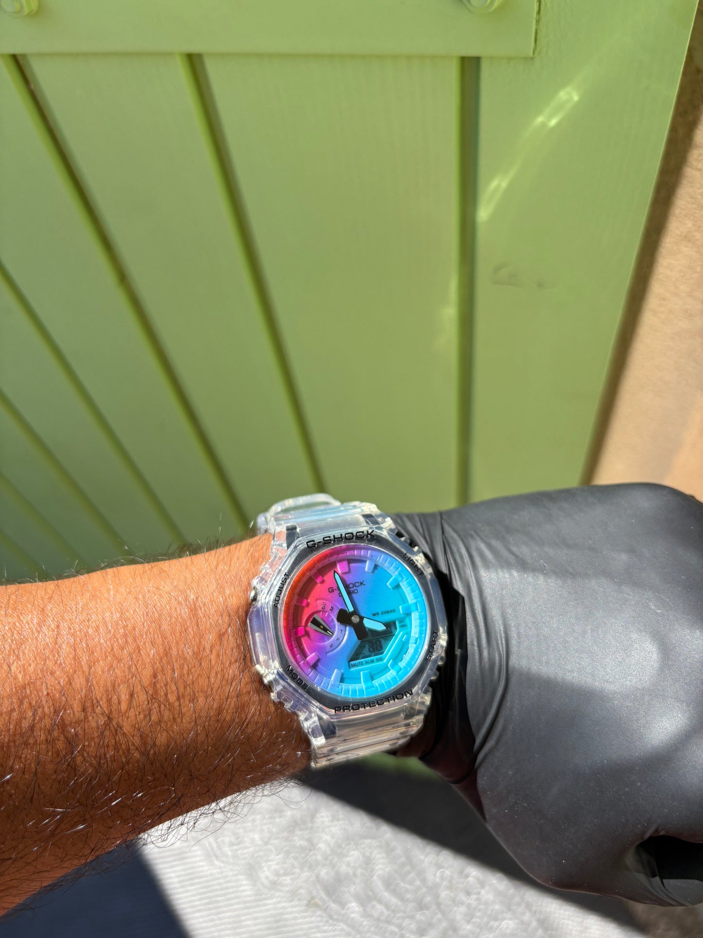 G-Shock Rainbow transparente Multicolor – Édition Limitée