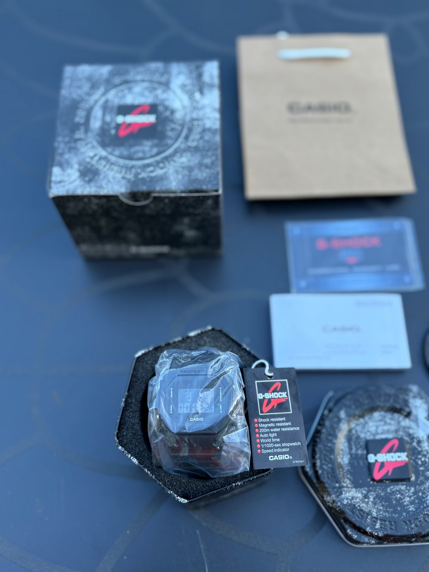 G-Shock Casio full black Bluetooth