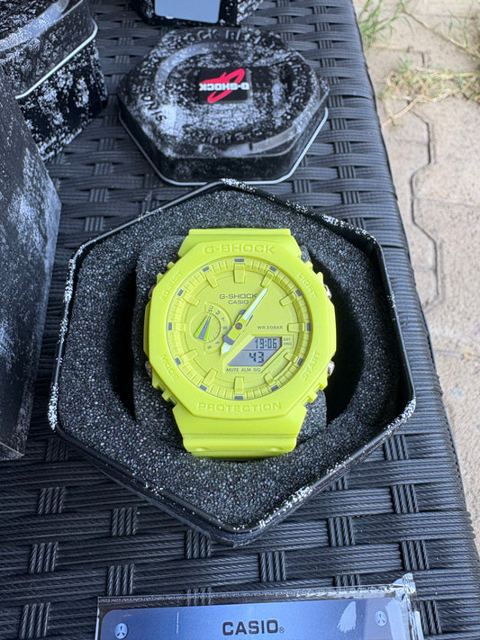 Montre G-SHOCK full jaune fluo edition - neuve + coffret officiel