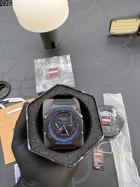 Montre G-SHOCK Abyssal Full Sport – Édition Spéciale Noir & Bleu (Étanche 200m)