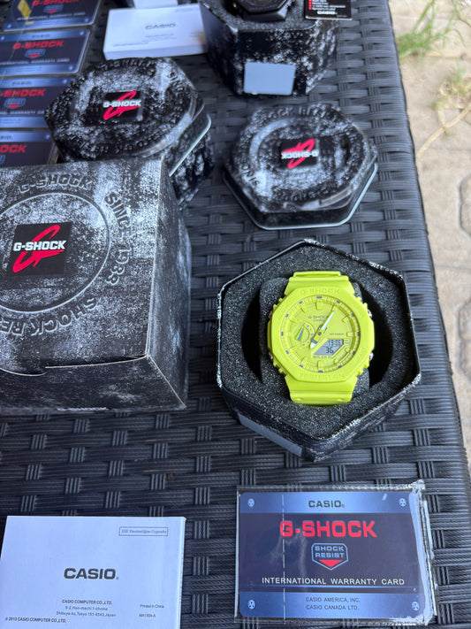 Montre G-SHOCK full jaune fluo edition - neuve + coffret officiel